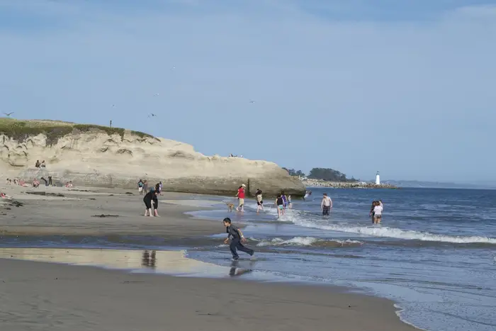The beach in Santa Cruz <br/>
